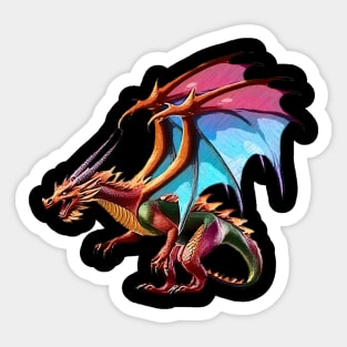 Chromatic Dragon Sticker